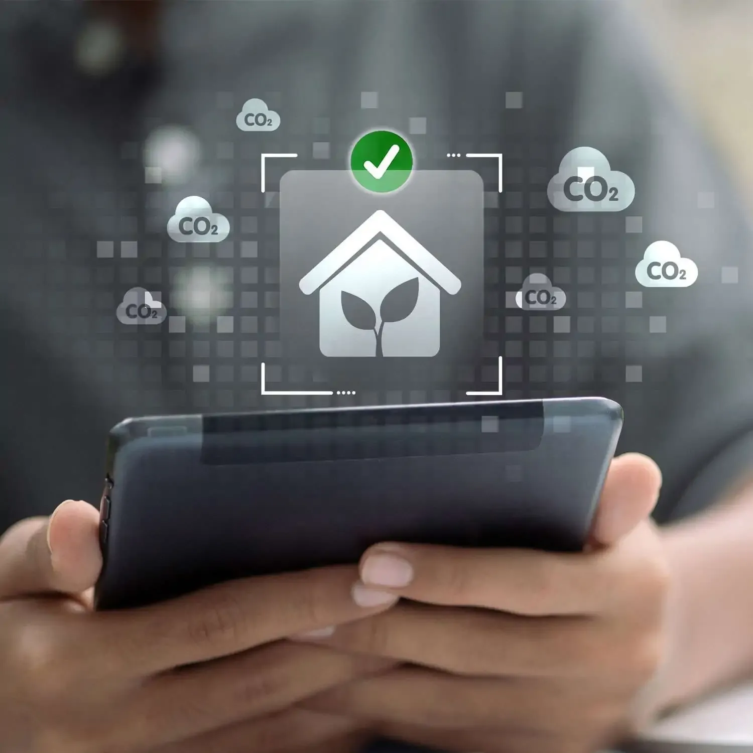 smart phone being used for energy grants